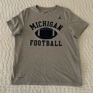 Nike Dri-Fit Michigan Football Tee - Youth L
